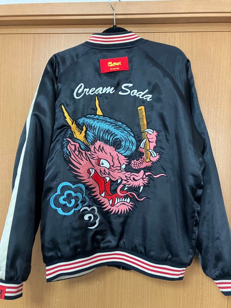 クリームソーダ スカジャン ピンクドラゴン - メルカリ