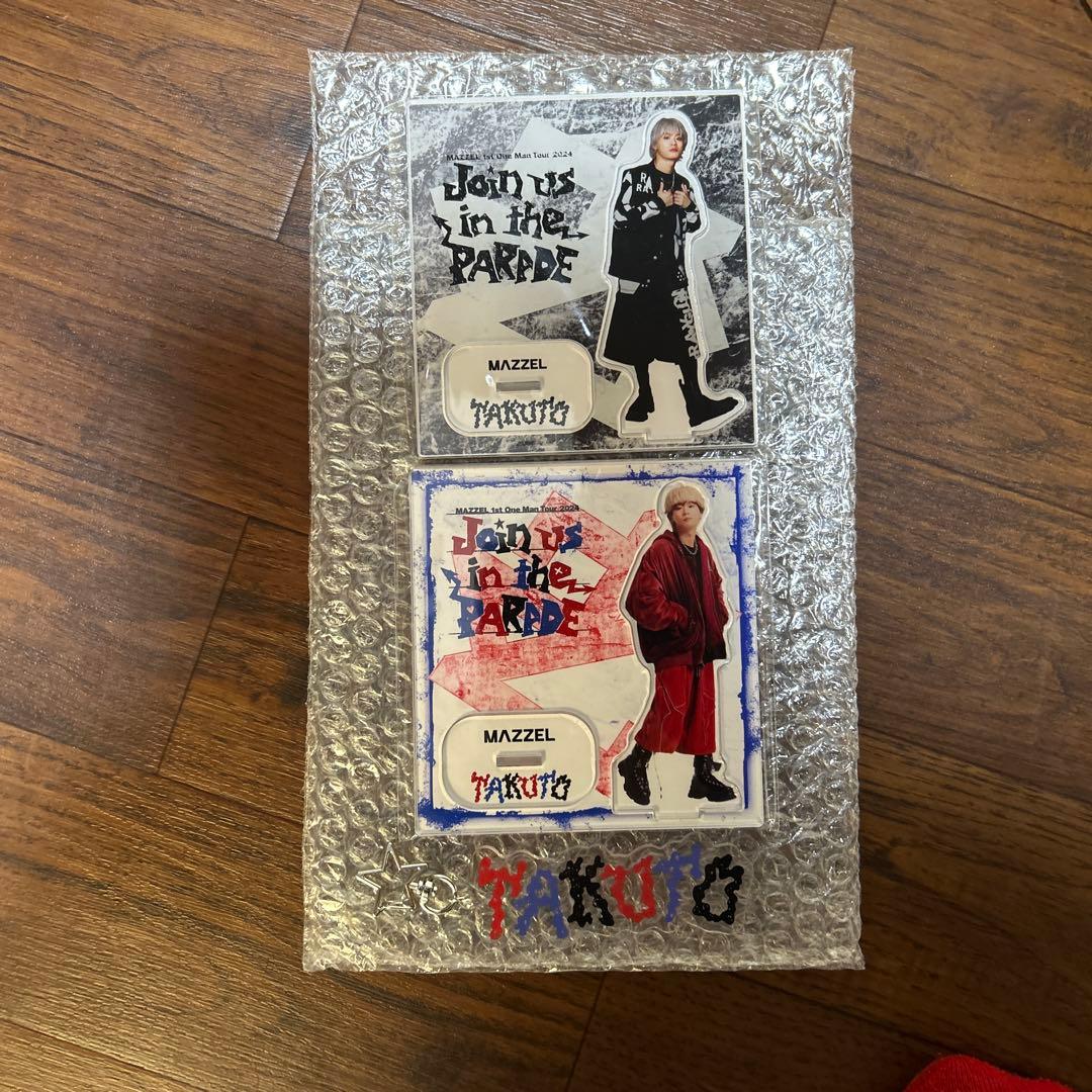 MAZZEL マーゼル アクリルスタンド ver.1 ver.2 タクト - メルカリ