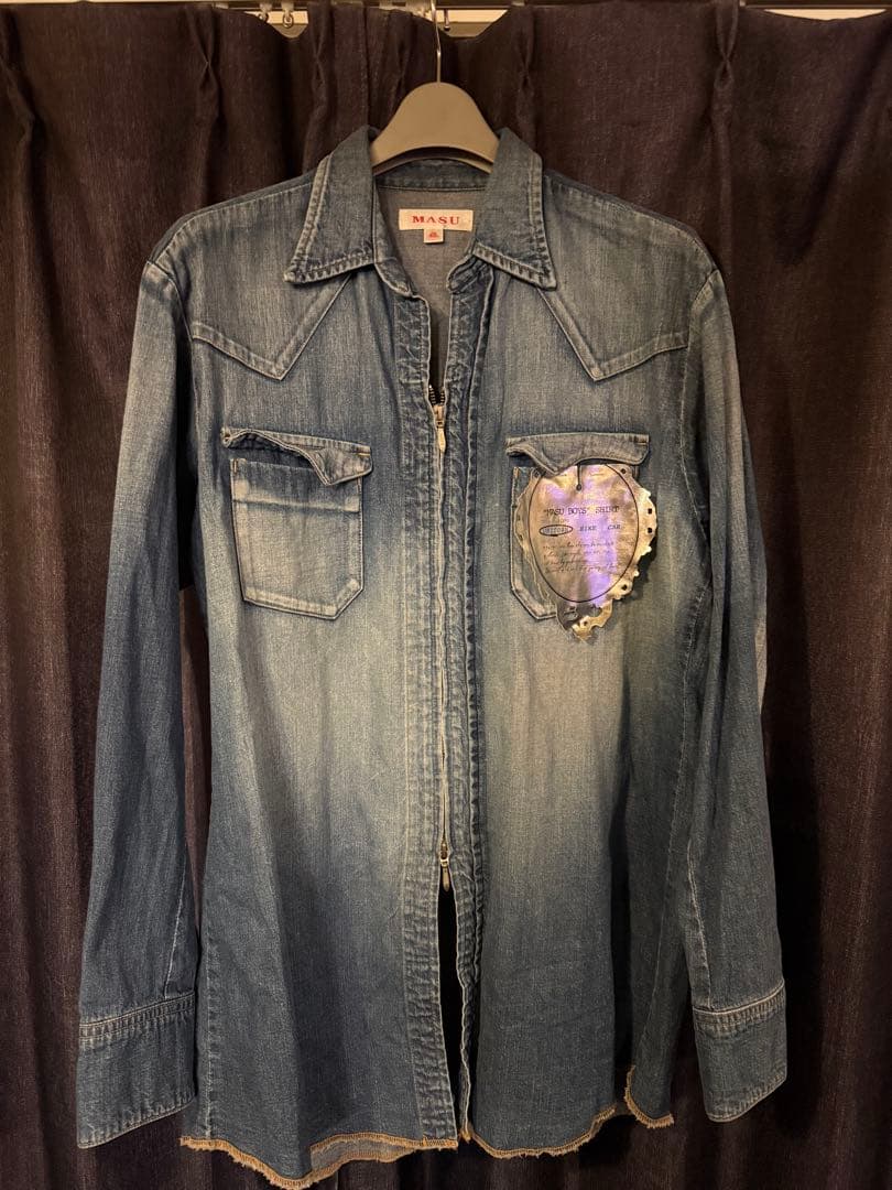 り*。様 MASU 24ss \"MASUBOYS\" WESTERN SHIRT\"