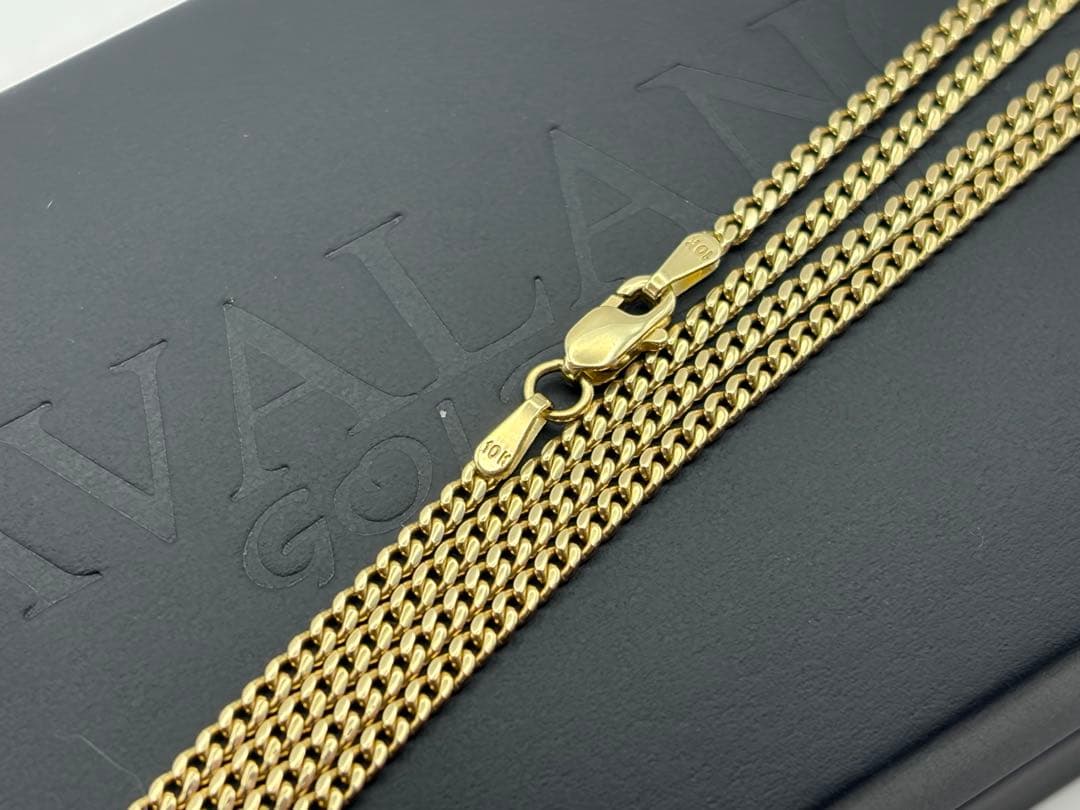 アヴァランチ 10K イエローゴールド マイアミネックレス 2mm 50cm 金