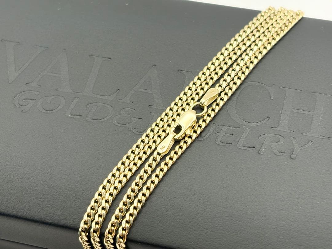 アヴァランチ 10K イエローゴールド マイアミネックレス 2mm 50cm 金