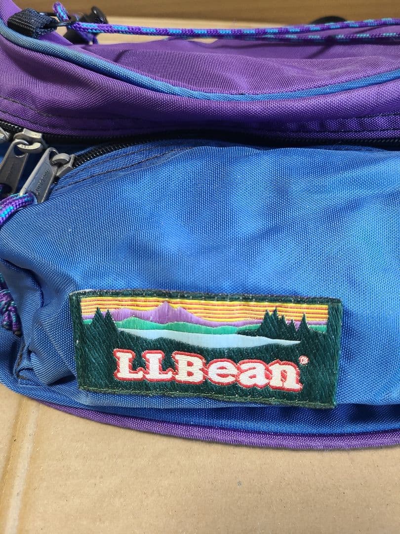 【レトロ】L.L.Bean エルエルビーン ウエストバック タグ大きめ