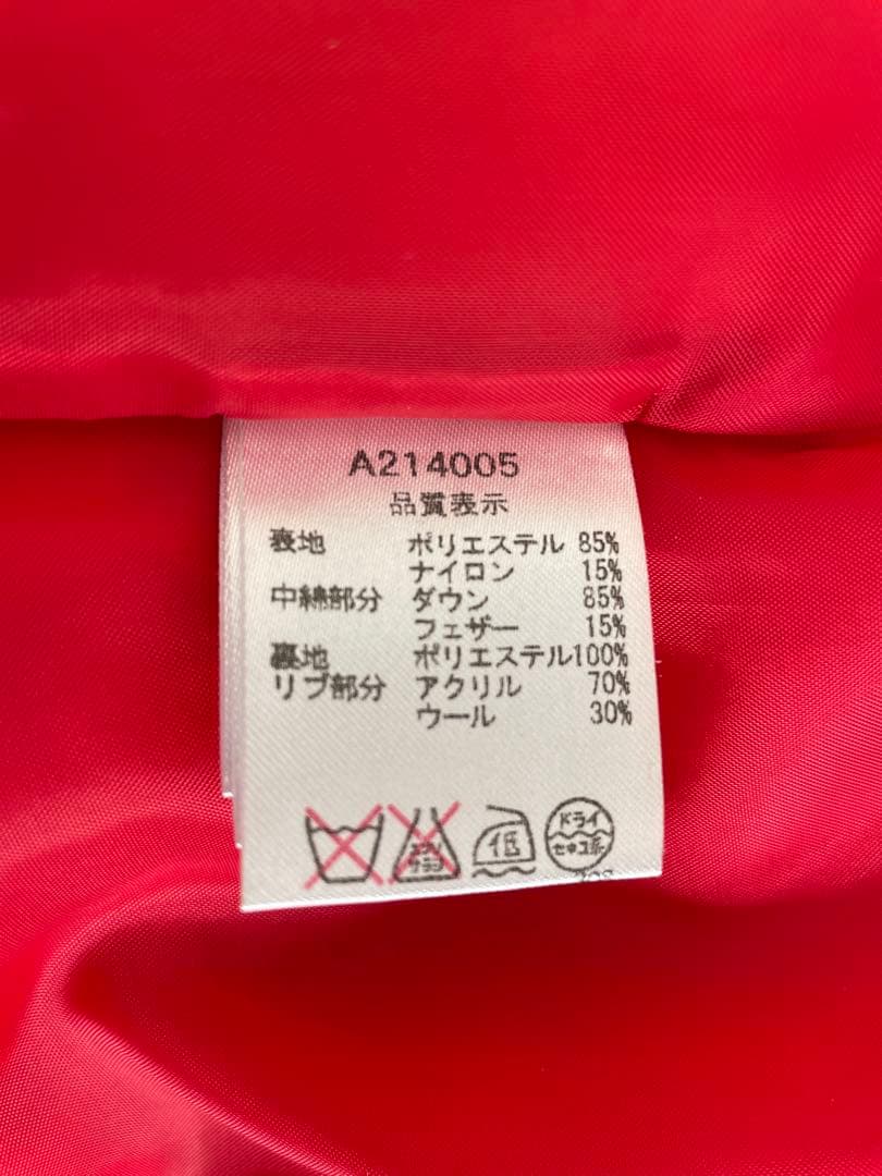 ドット柄フード付きダウンジャケット 40 - レディースウェア低 価格