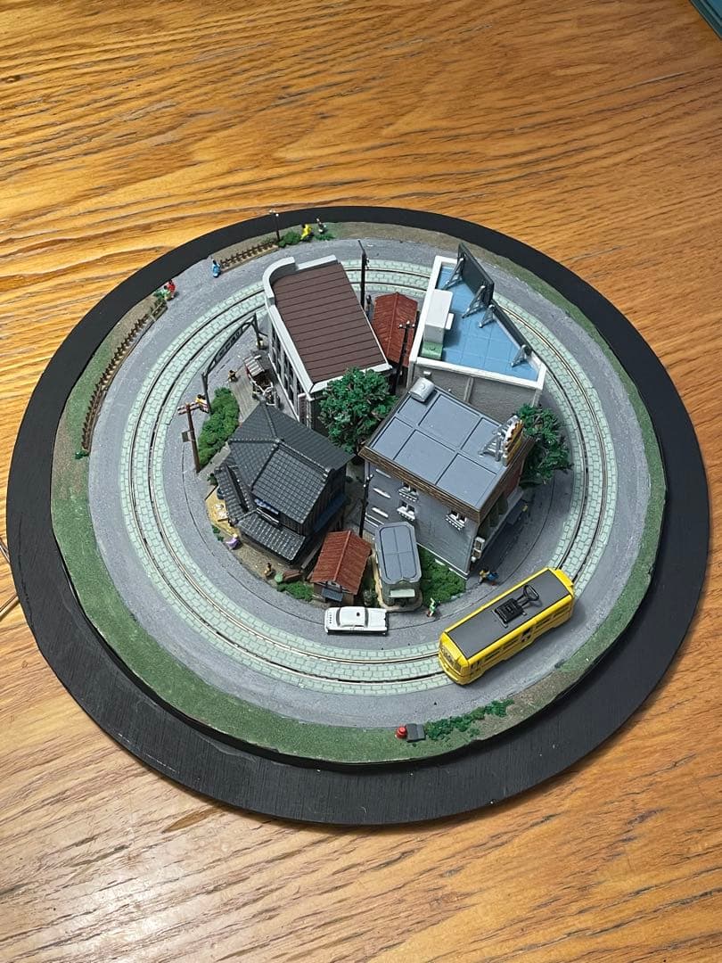 Nゲージ 昭和の都電　スーパーミニ　ジオラマ