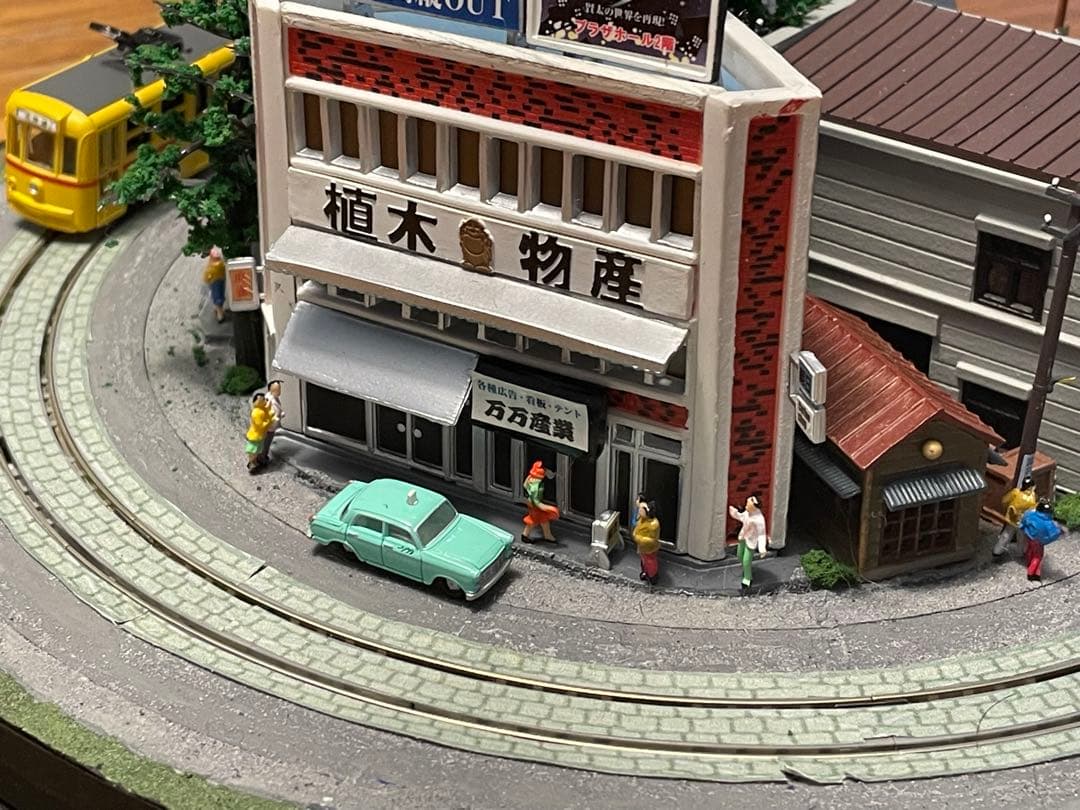 Nゲージ 昭和の都電 スーパーミニ ジオラマ - メルカリ