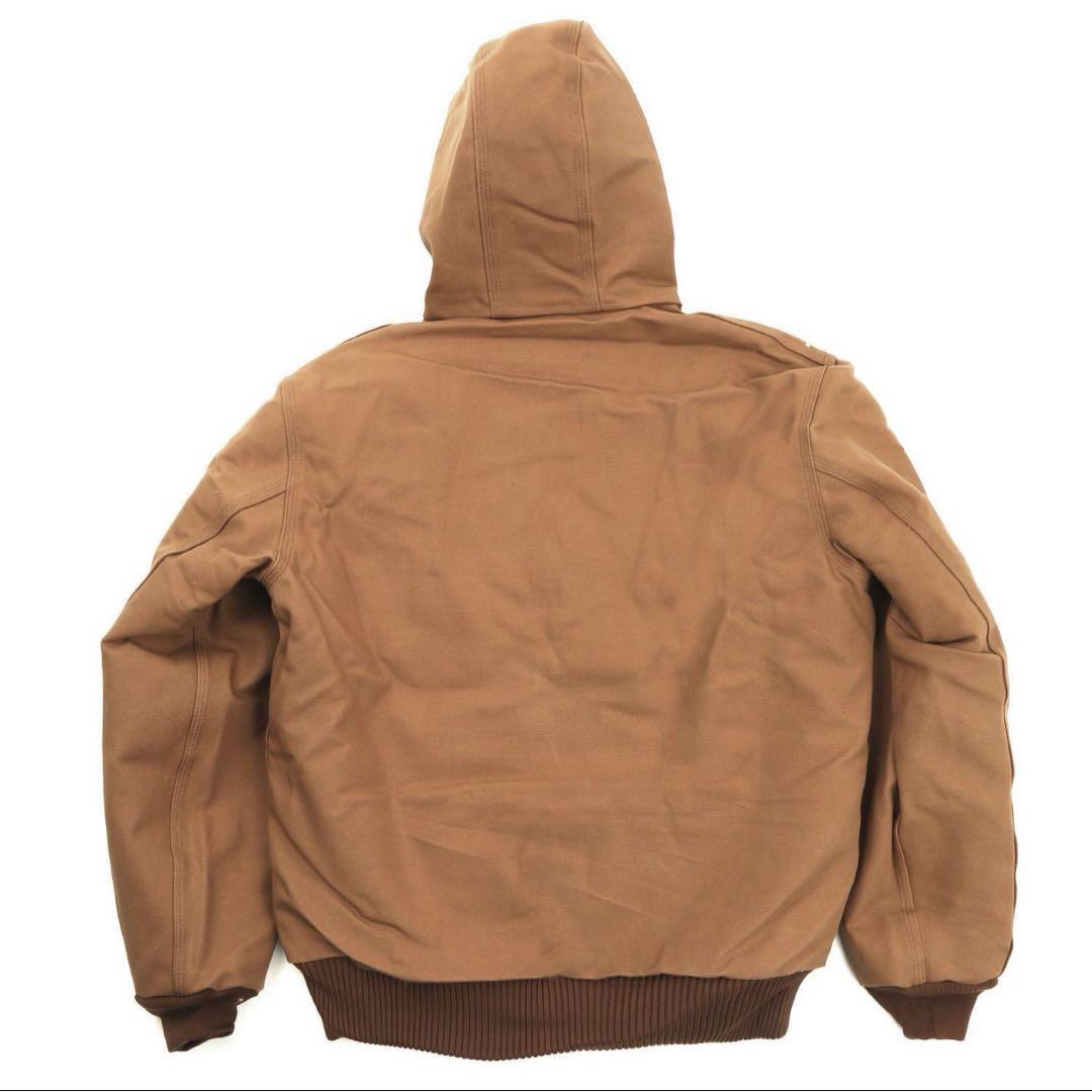 Carhartt ブラウンフード付きジャケット - メルカリ