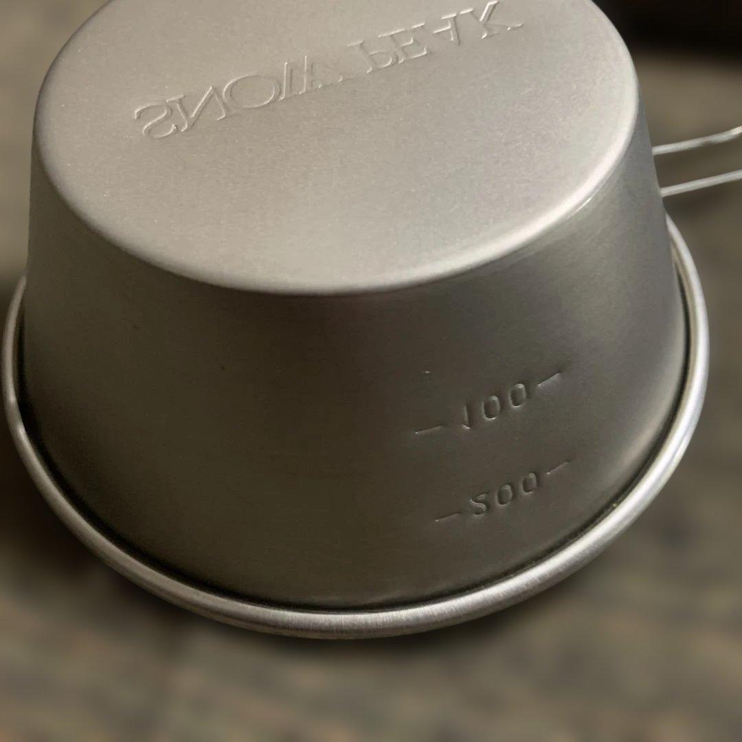 スノーピーク チタンシェラカップ 旧ロゴ 大文字 ヤマコウ 廃盤品