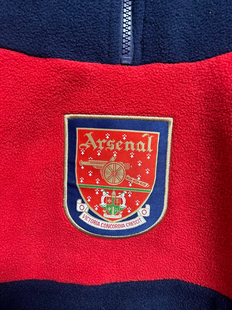 アーセナル レトロ ZIP パネル フリースryosuke アーセナル レトロ ZIP