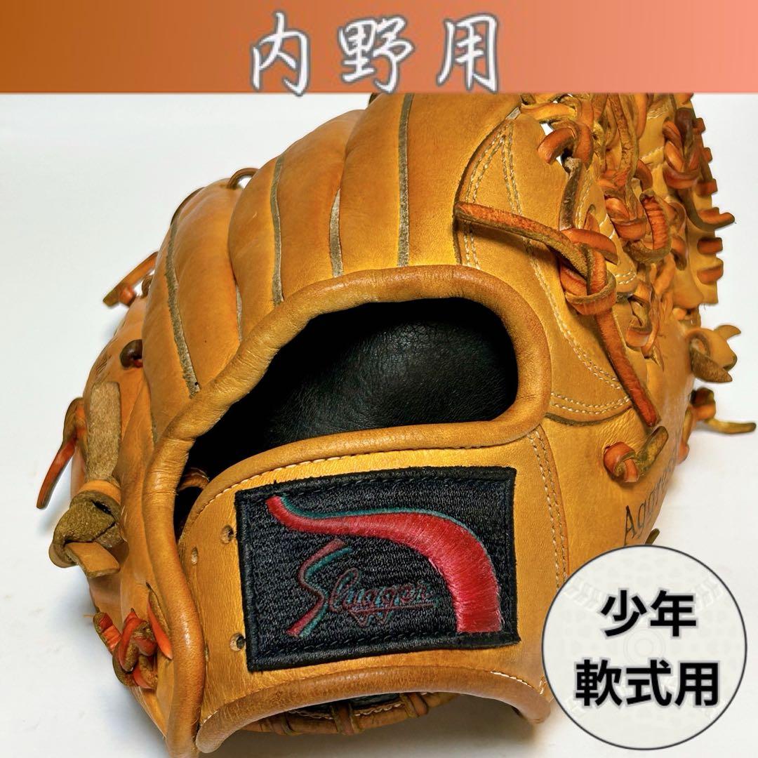 【即使用可・オイルメンテ済】久保田スラッガー 軟式グローブ 内野手用 久保田スラッガー 軟式グローブ | 内野手用 KSN-SR1 - 野球