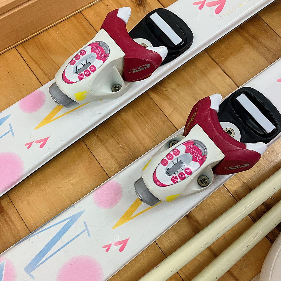 KAZAMA スキー板 110㎝ ストック ブーツ 4点セット