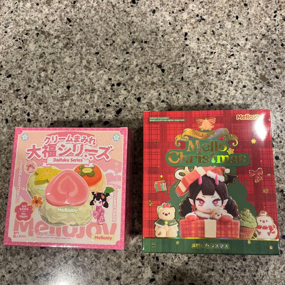 新品　未開封 mellojoy メロジョイ 大福　スクイーズ　メロークリスマス
