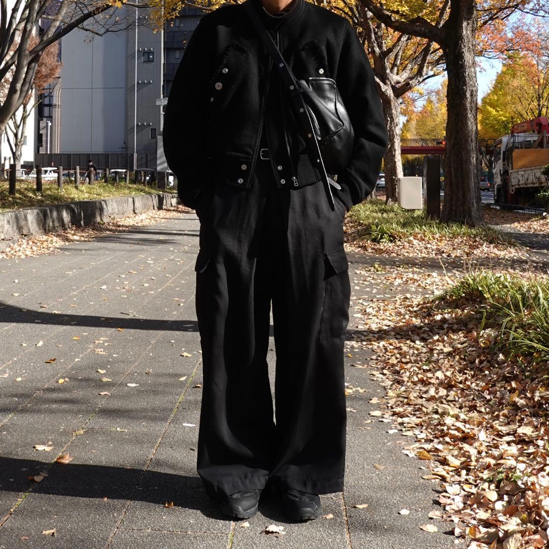 Omar Afridi DOBBY BOMBER BLOUSON - メルカリ