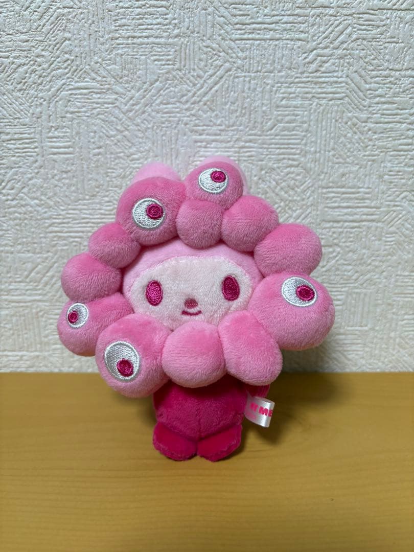 サンリオ 推しカラー ぬいぐるみ マイメロディ カラビナ ミャクミャク