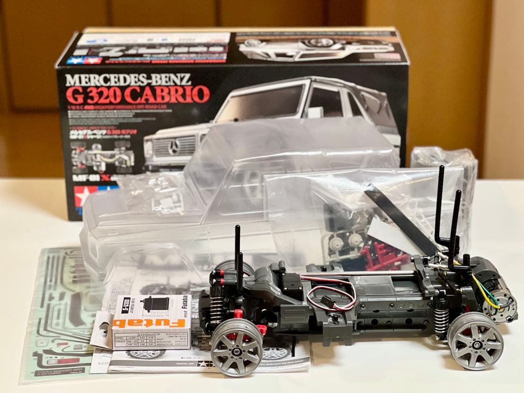 タミヤ　1/10 メルセデスベンツ　G320 カブリオ　ラジコン　MF-01X