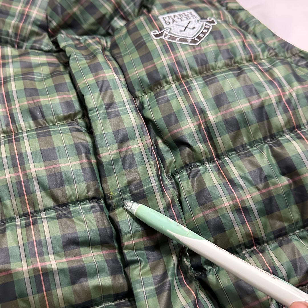 パーリーゲイツ☆レディース☆ダウンベスト☆リバーシブル☆S相当