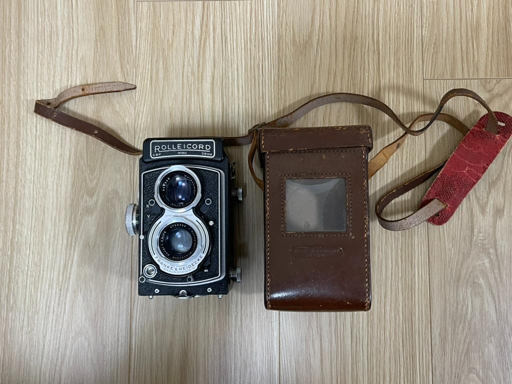 Rolleicord 二眼レフカメラ レザーケース付き | 激安通販のイーサプライ