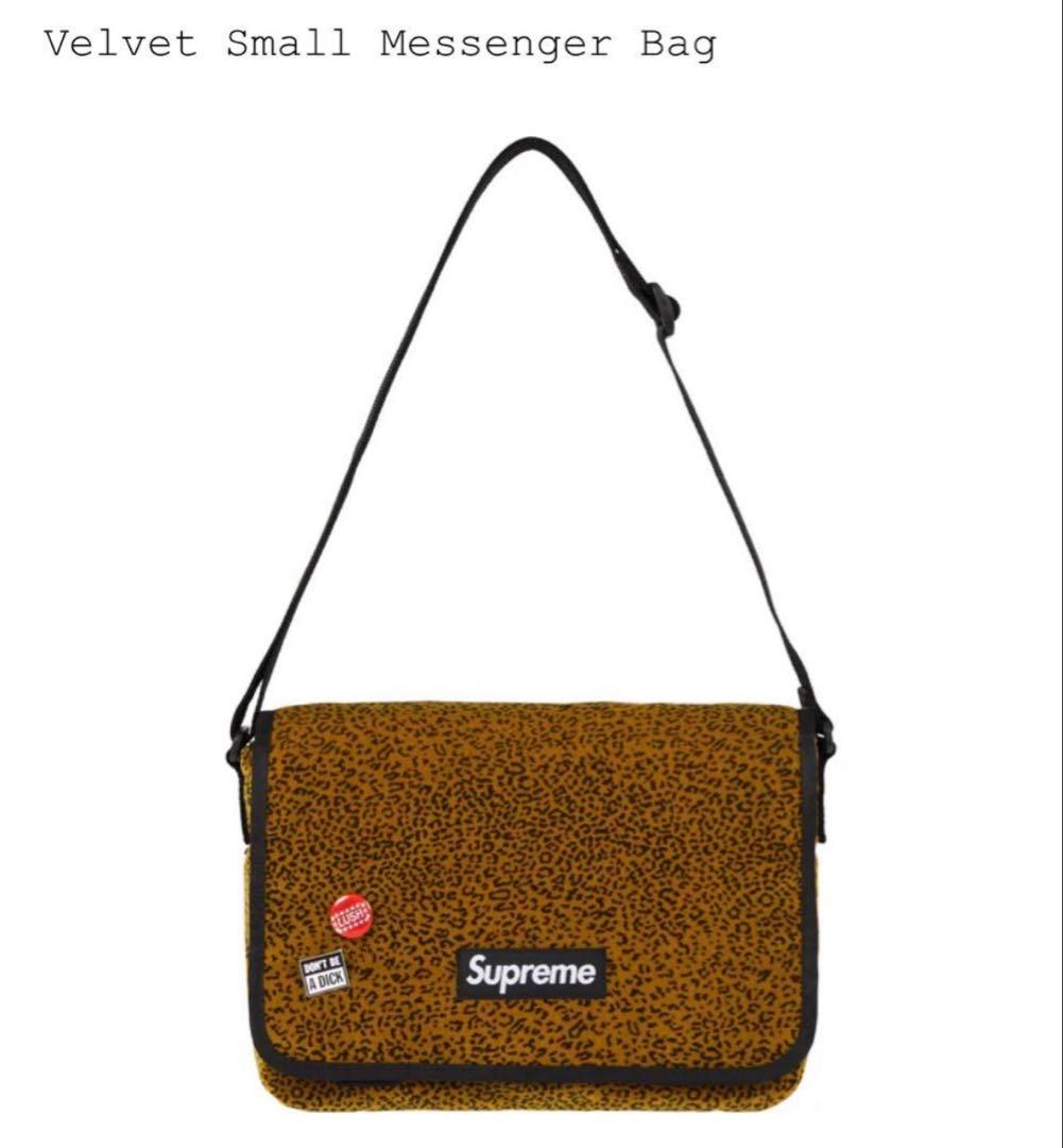 supreme メッセンジャーバッグ シュプリーム ヒョウ柄　豹柄 25AW 新品 シュプリーム ベルベット スモール メッセンジャー バッグ