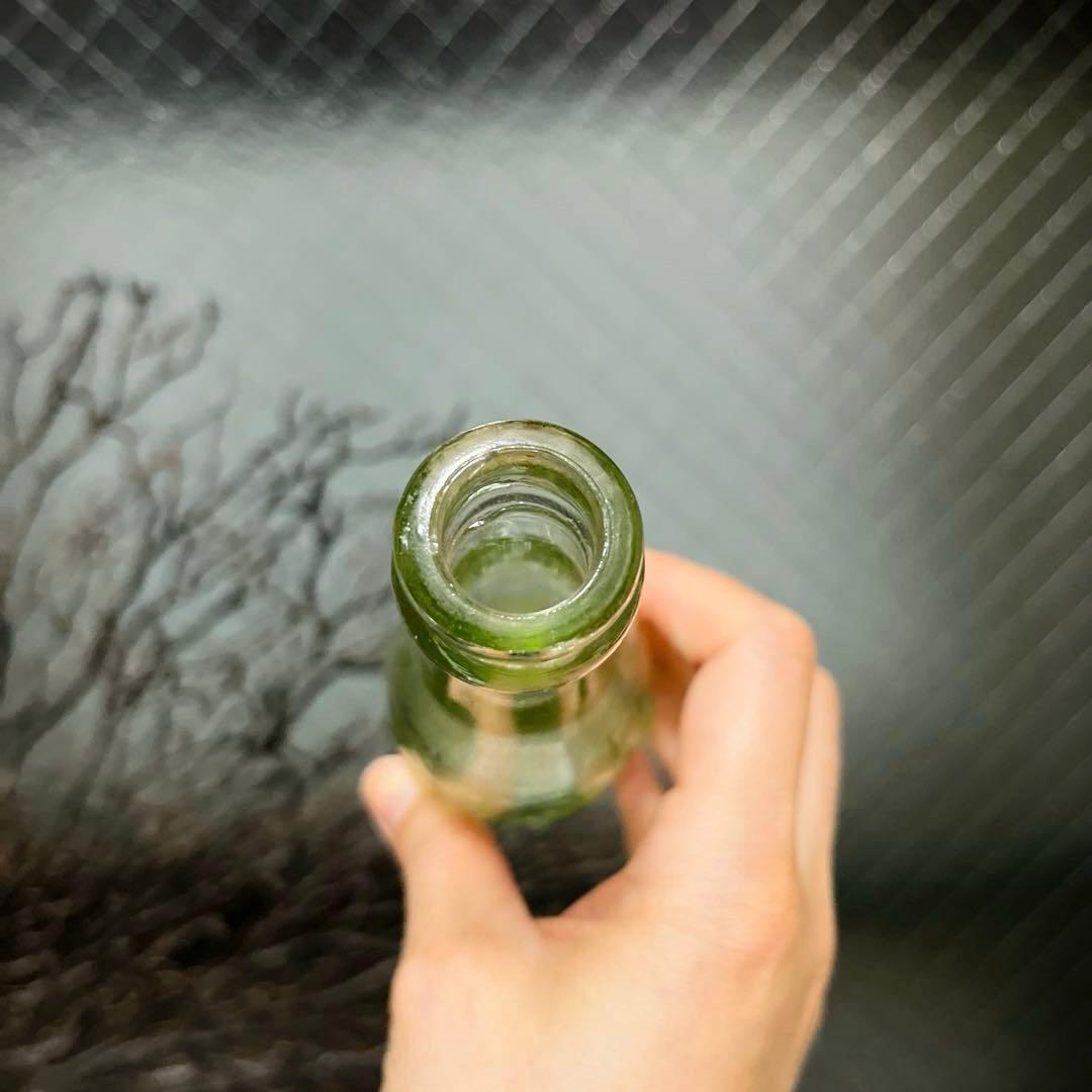 骨董 大正 炭酸飲料瓶 伊藤常三郎 星矢印※レモンサイダー 飴色ゆらゆら瓶