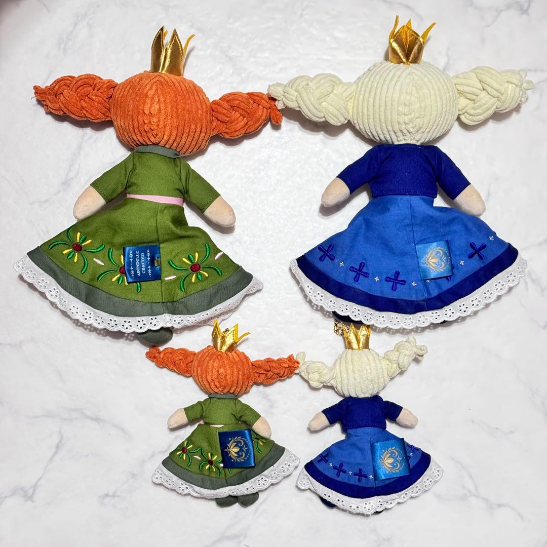 アナ雪 エルサ アナ ぬいぐるみ チャーム セット ファンタジースプリングス