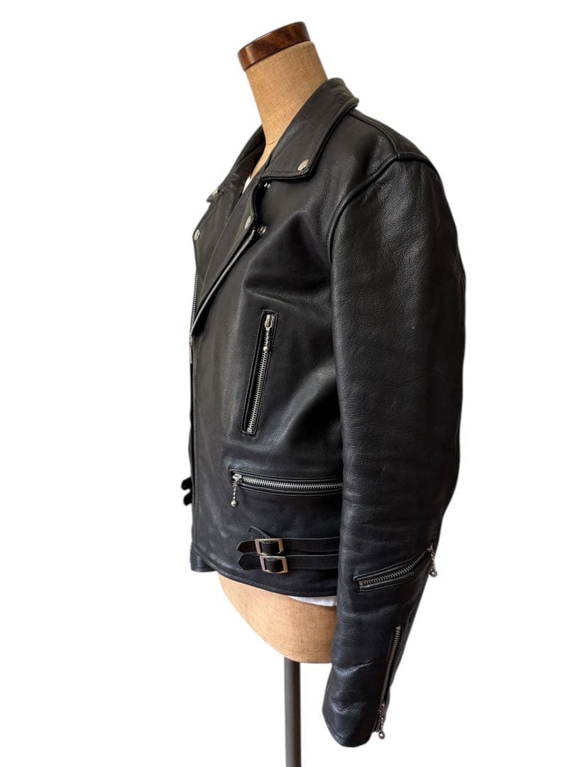 HORN WORKS UK ライダース ジャケット 黒 サイズ3 xpv - メルカリ