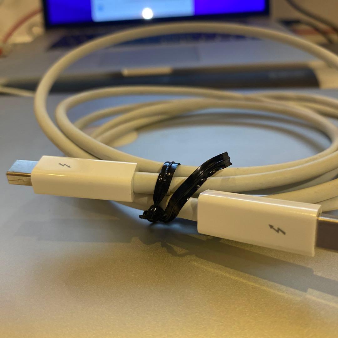 Y*U様 アップル純正 Apple Thunderbolt 2.0m MD861