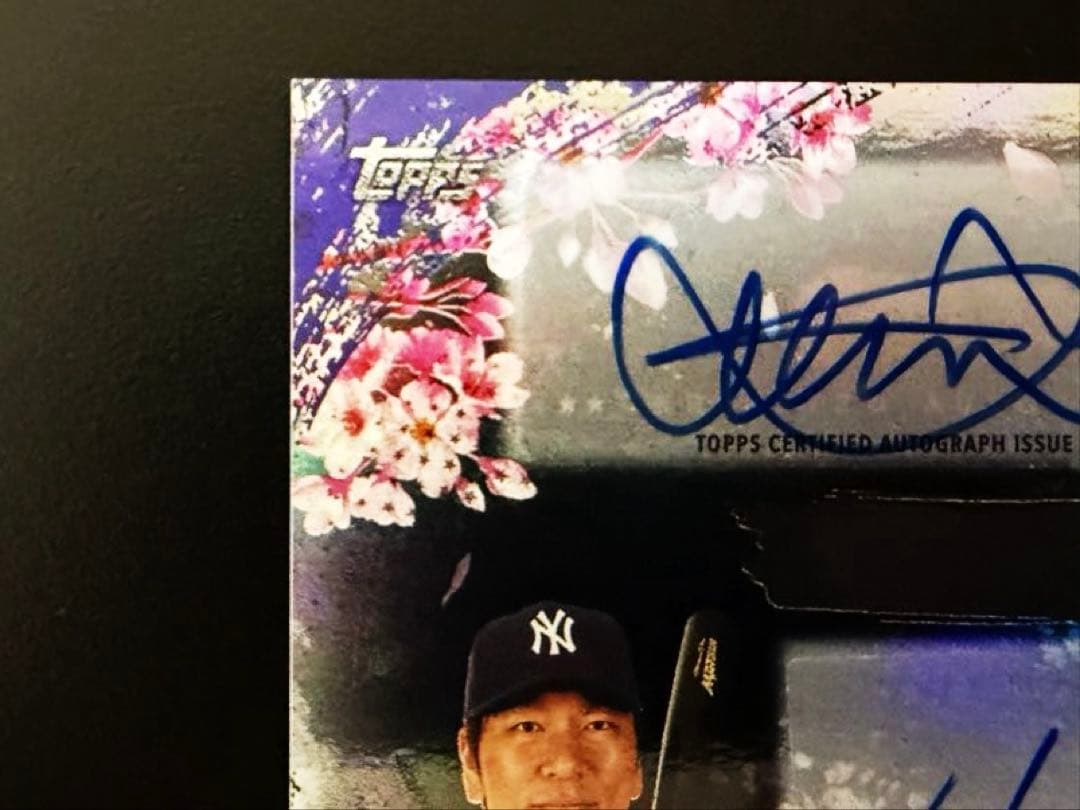 10枚限定】topps 東京シリーズ イチロー 松井秀喜 直筆サインカード