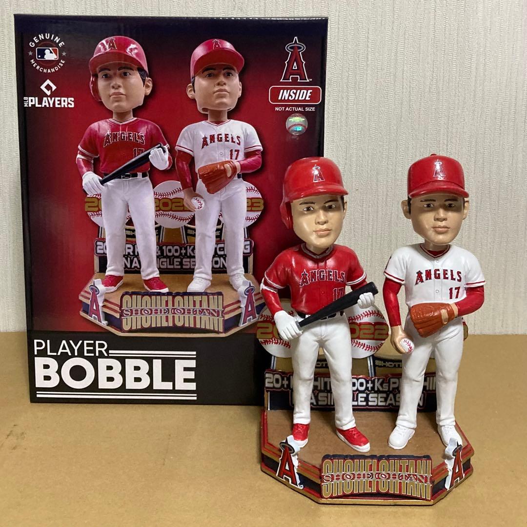 限定223個 大谷 翔平 20本塁打 100奪三振 二刀流 ボブルヘッド 即完売品】大谷翔平 ボブルヘッド 20本塁打 100奪三振 記念 限定223個 大谷