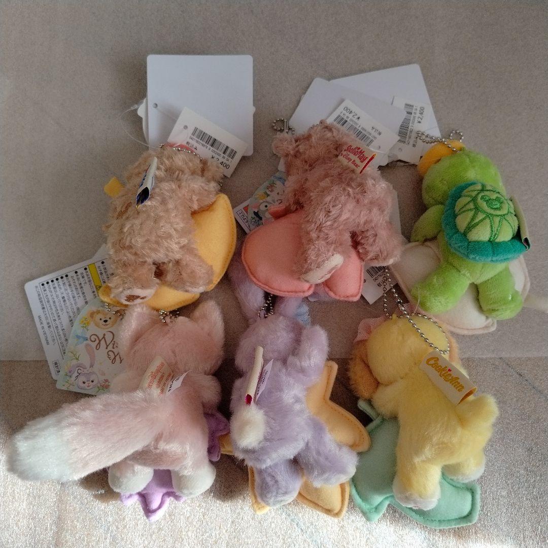 ディズニー　ダッフィー　ウィッシングウィングス　ぬいぐるみチャーム　6個