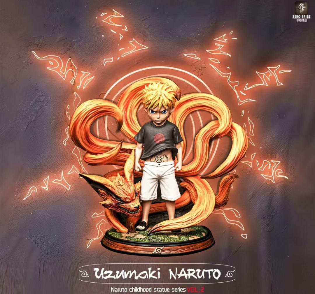 NARUTO -ナルト-疾風伝 ハイエンドバージョン 九尾ベース 彫刻フィギュア