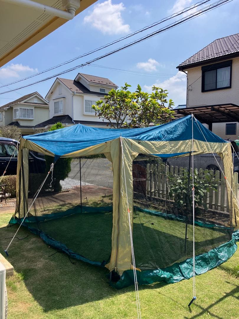 キャプテンスタッグ プレーナメッシュ タープ セット 虫よけM-3154