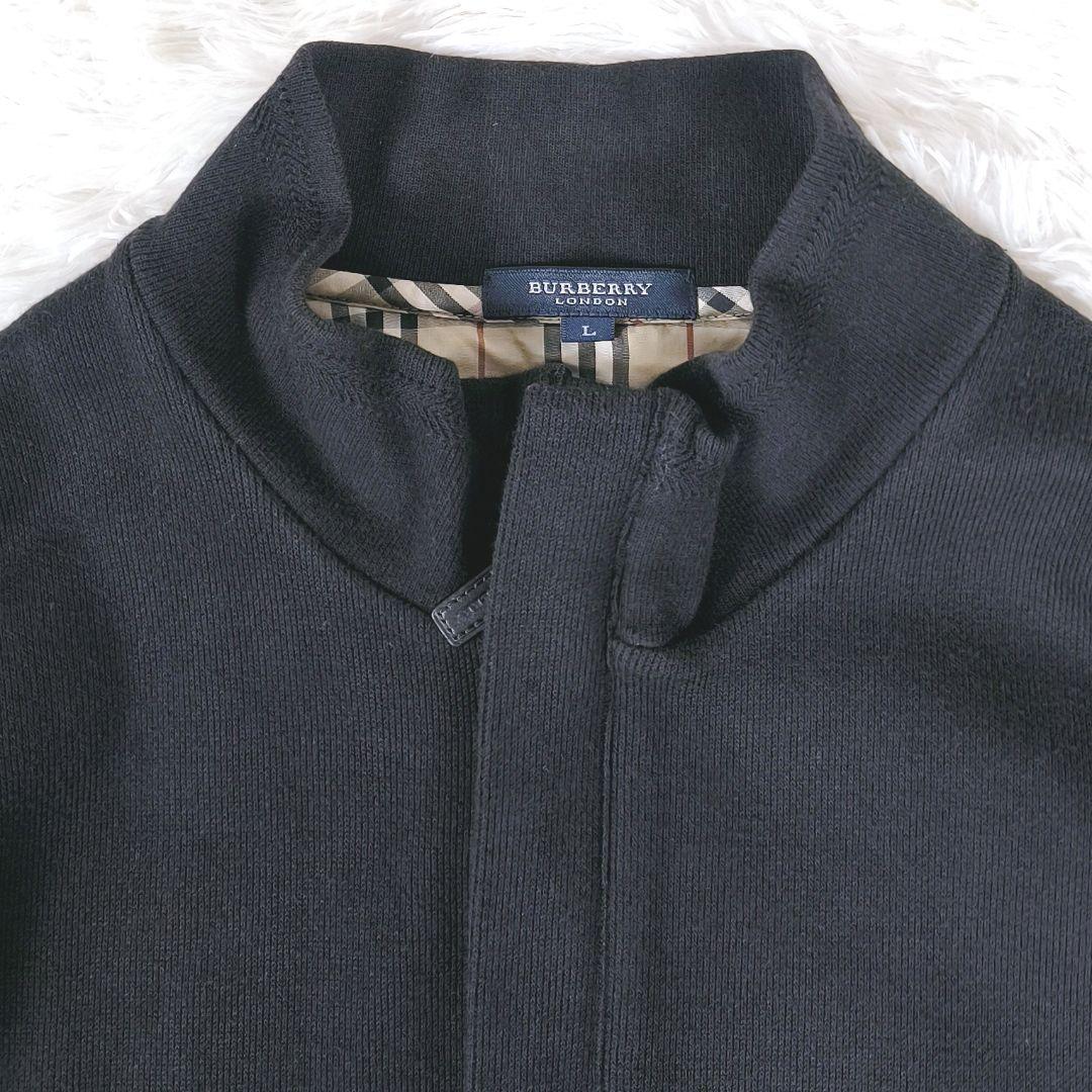 バーバリー ロンドン ジップアップ ブルゾン ホースロゴ刺繍 ノバ