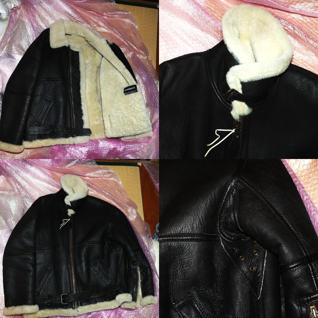 ClothsurgeonクロスサージョンムートンB-3ジャケット英国製こげ茶羊革