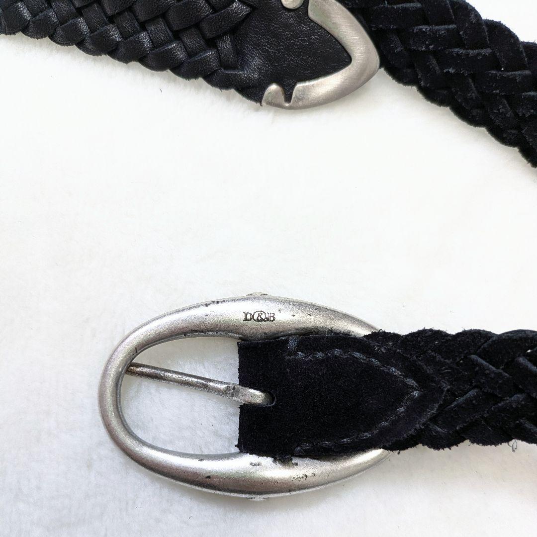 ダニエルアンドボブ ダニエル&ボブ ベルト メッシュ レザー 編み込み