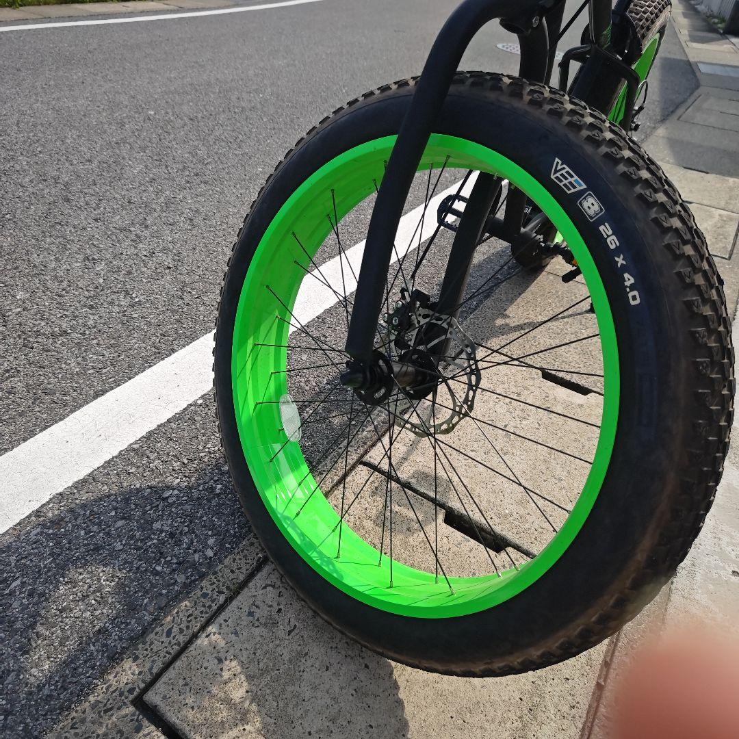 BRONX 4.0DD Matte Black/Lime 26インチ