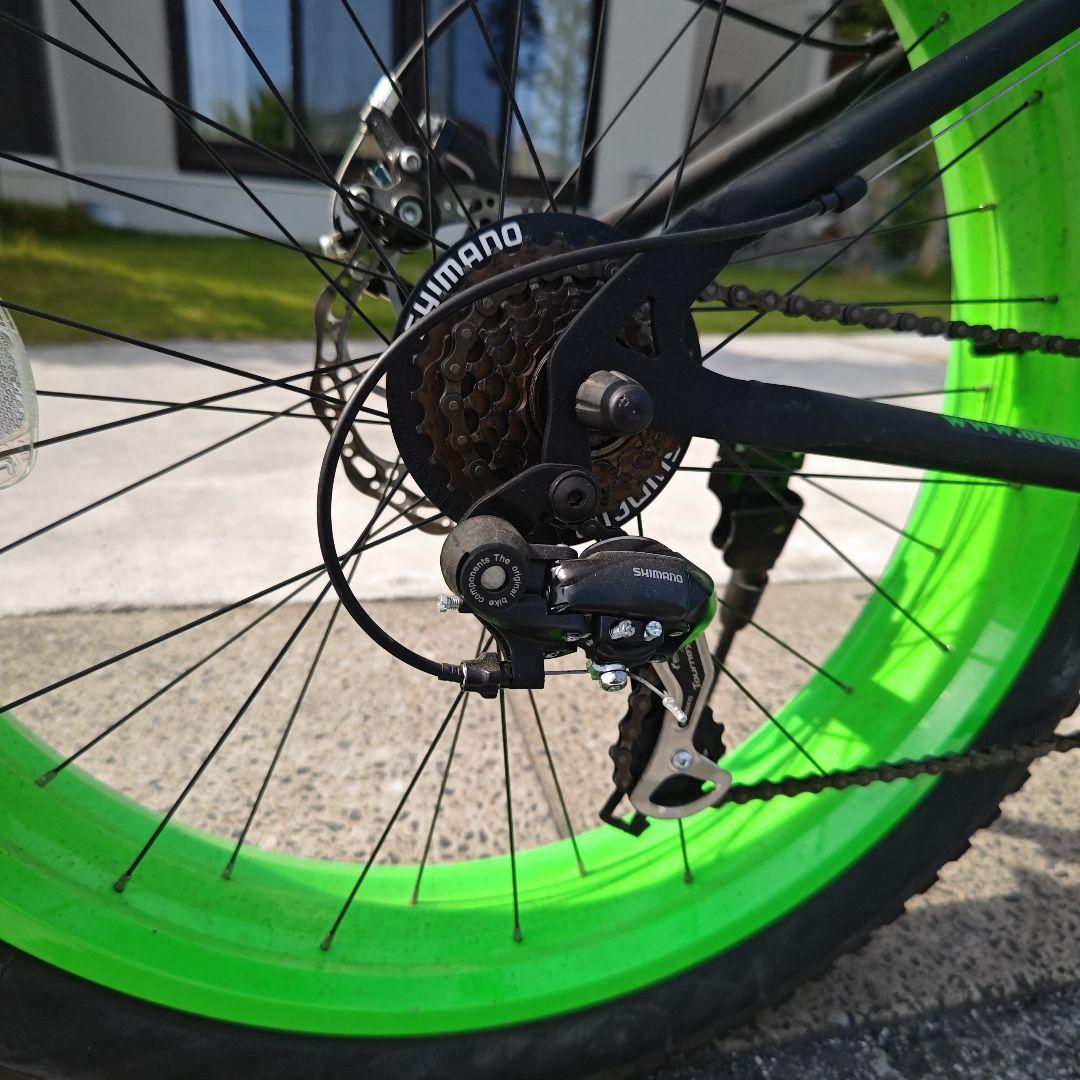 BRONX 4.0DD Matte Black/Lime 26インチ