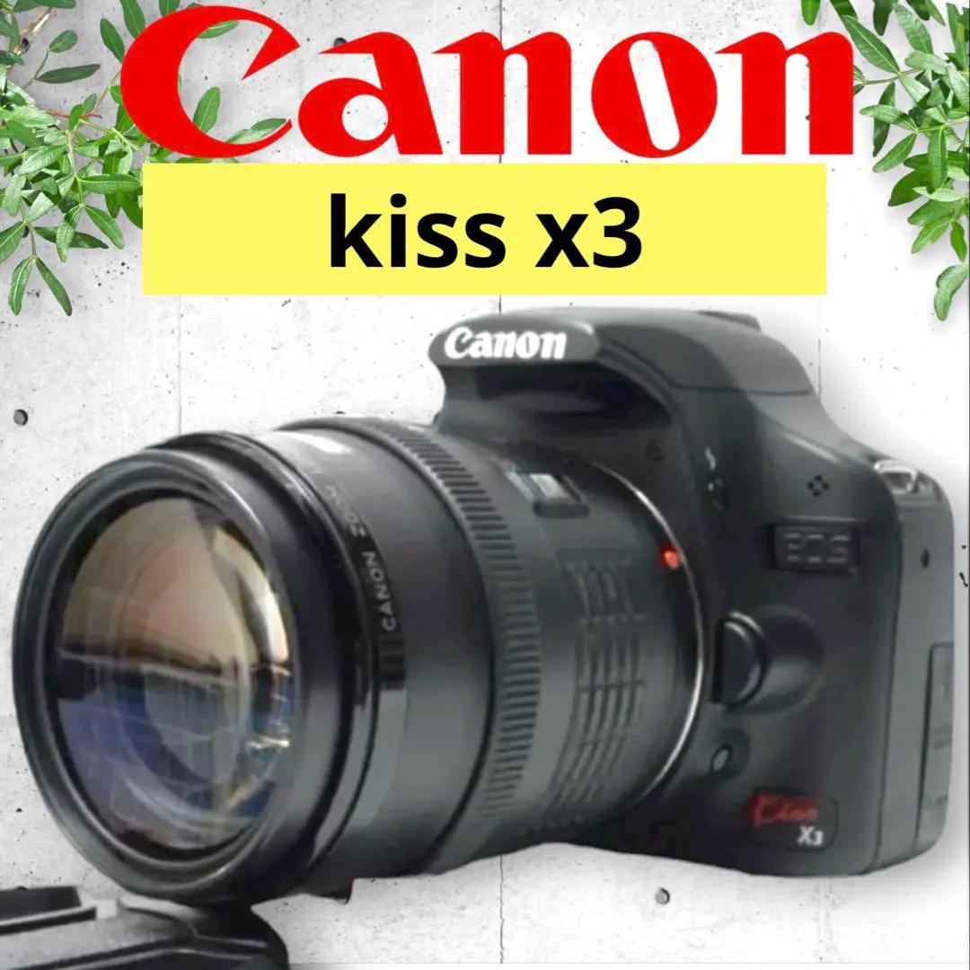 ❤️動画撮影 スマホ転送 すぐ使える❤️Canon Kiss x3 35-105 Canon Kiss X3 スマホ転送 フルHD動画 ライブビュー撮影 卒業 - メルカリ