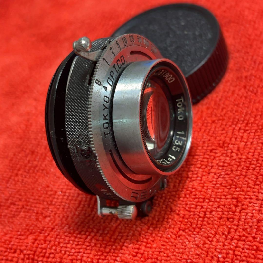 東京光学　Toko 3.5 7.5cm トリプレットの銘レンズ❗️
