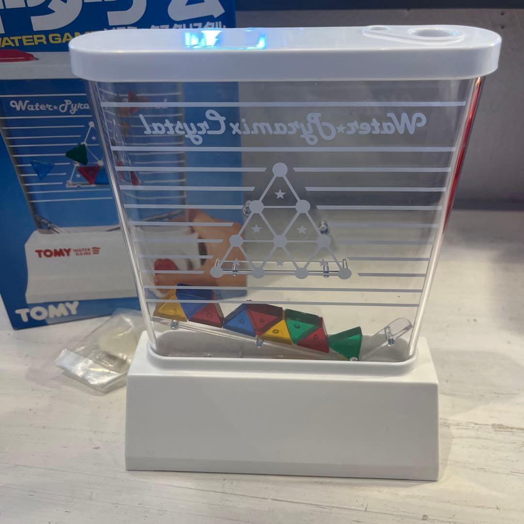 TOMY WATER GAME ウォーターゲーム 白 ピラミックスクリスタル