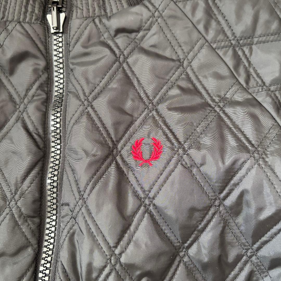 美品】フレッドペリー キルティングジャケット チェック リバーシブル