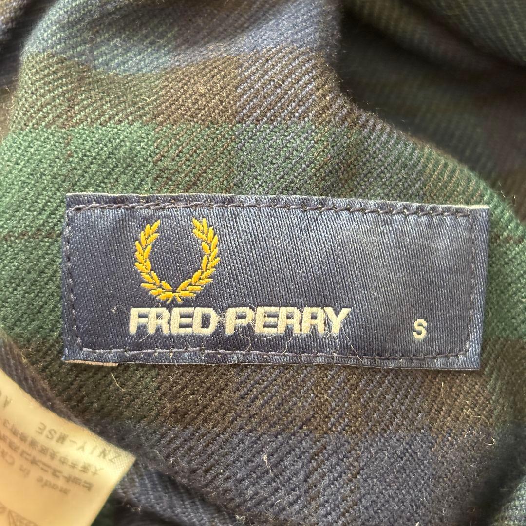 美品】フレッドペリー キルティングジャケット チェック リバーシブル