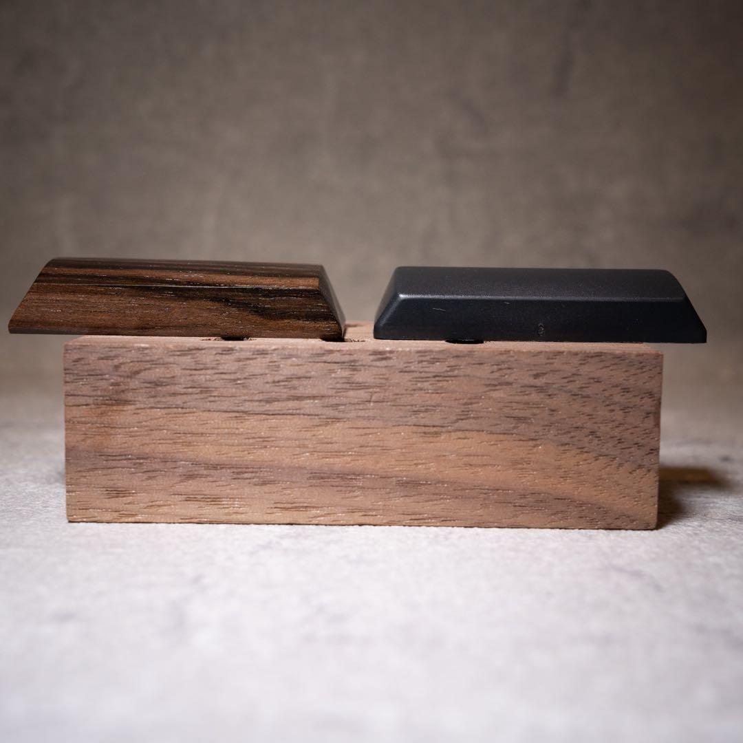 HHKB REALFORCE 木製キートップ 縞黒檀 JIS SPACE - メルカリ