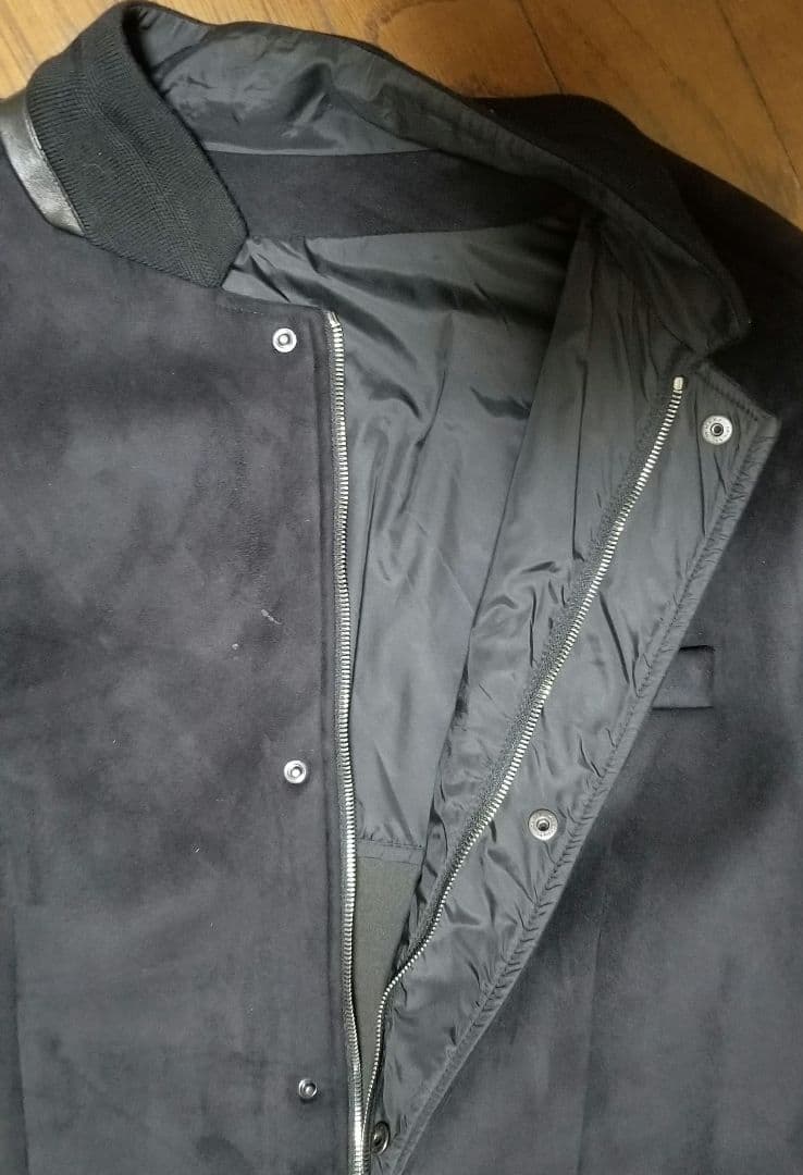 エンポリオアルマーニ メンズジャケット ブラック スタンドカラー 58