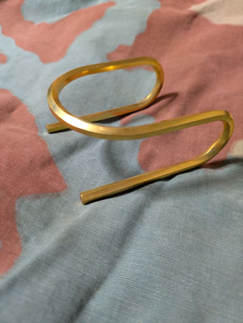 真鍮製 アルコールストーブ 五徳 美品 軍幕 ブッシュクラフト used