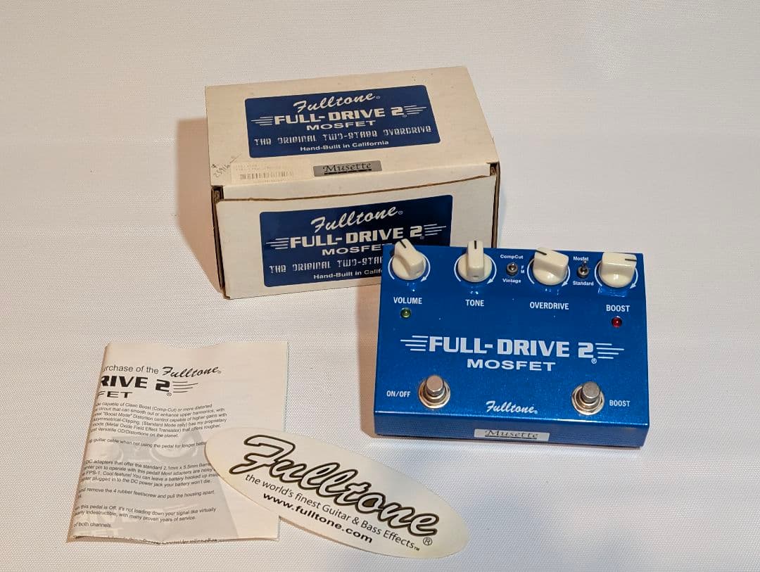 Full-Drive 2 MOSFET ギターエフェクター