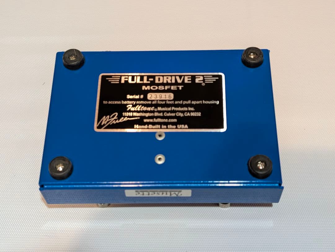 Full-Drive 2 MOSFET ギターエフェクター