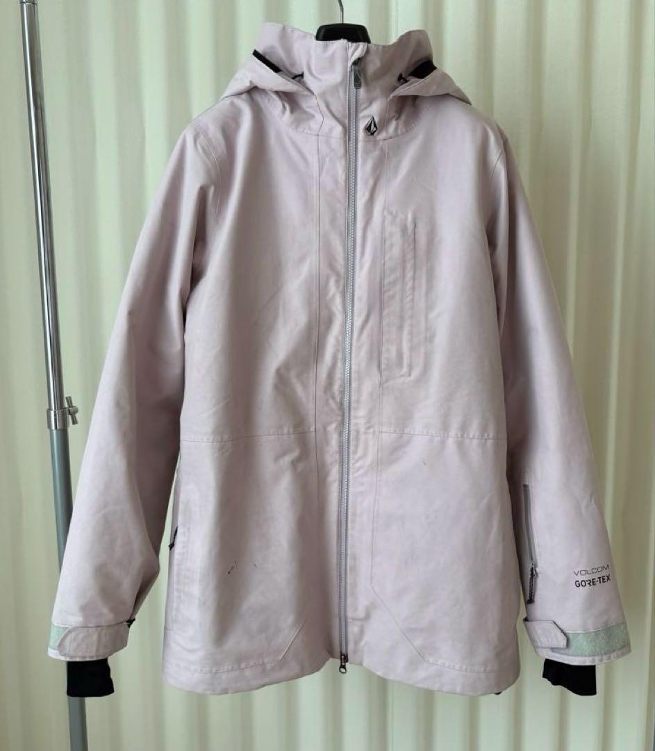 VOLCOM GORE-TEX】スノボウェア上下セット(M・L)豹柄ライナー付