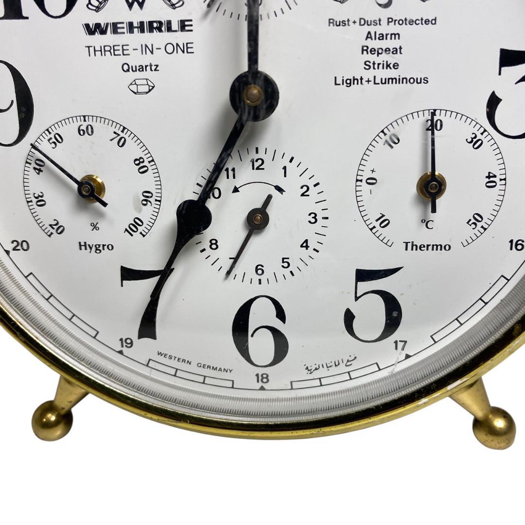 WEHRLE ウエラ THREE-IN-ONE 目覚まし時計 - メルカリ