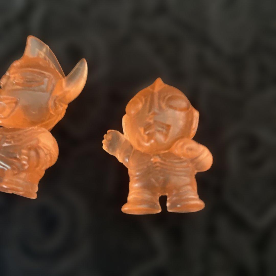 当時モノ　SDウルトラマン倶楽部　消しゴムウルトラマン＆セブンクリア消しゴム