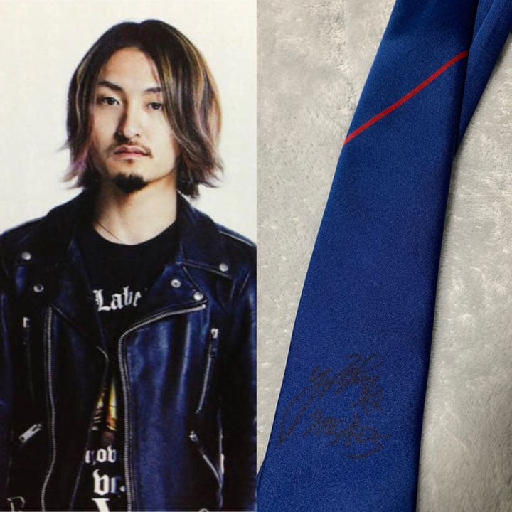 超希少【ONE OK ROCK】Toru/Ryota 直筆サイン入りネクタイ