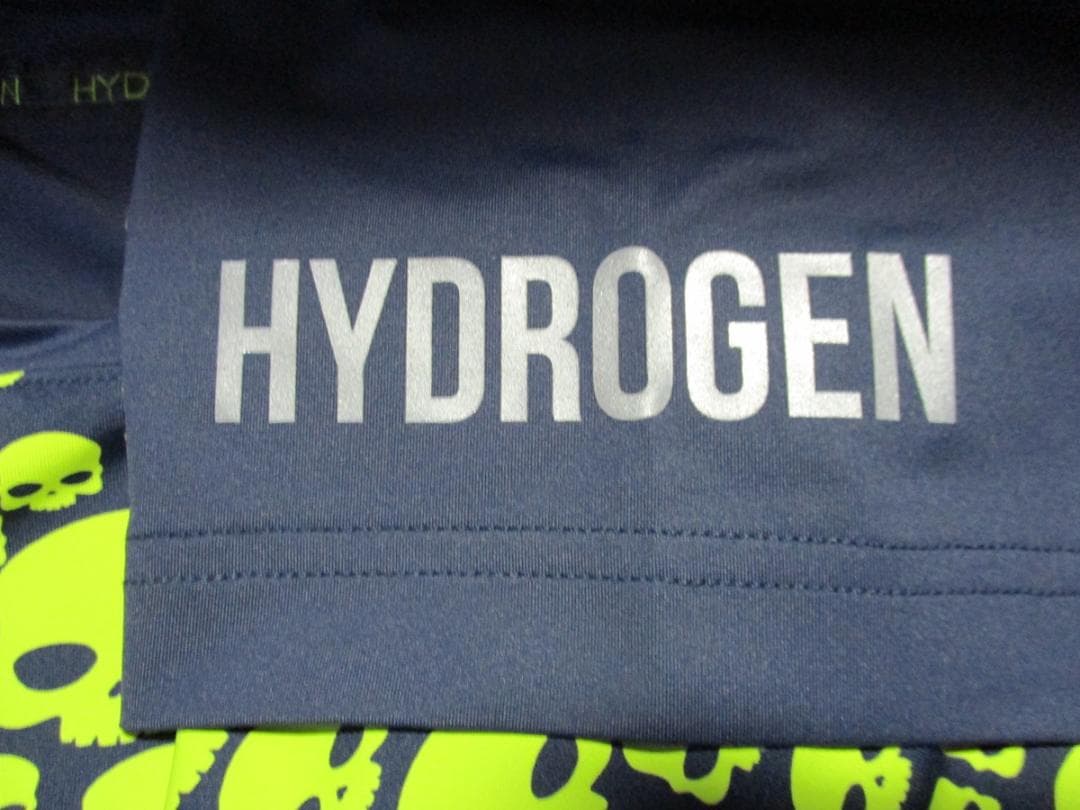 ハイドロゲン・テニス】マルチアイコン・テックTシャツ☆L☆ネイビー
